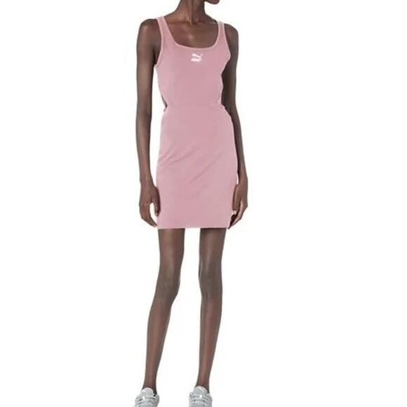 Puma Bae Pink Lady Side Cut Out Dress Size Small NWT - Picture 1 of 8